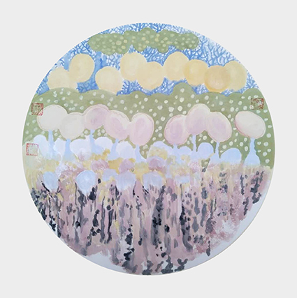 孙卫华作品 《和谐之孕 大自然》 规格：50cmx50cm
